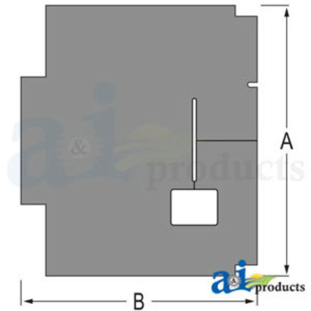 A & I PRODUCTS Floor Mat 0" x0" x0" A-CFM375